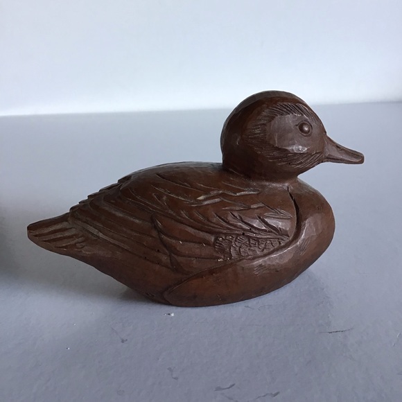 Vintage Red Mill Handmade Wooden Duck - Picture 2 of 5